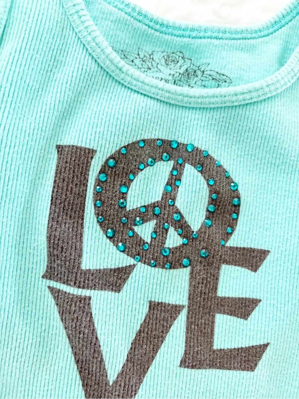 Size 6 • girls flowers by Zoe boho / 70s peace love matching set
